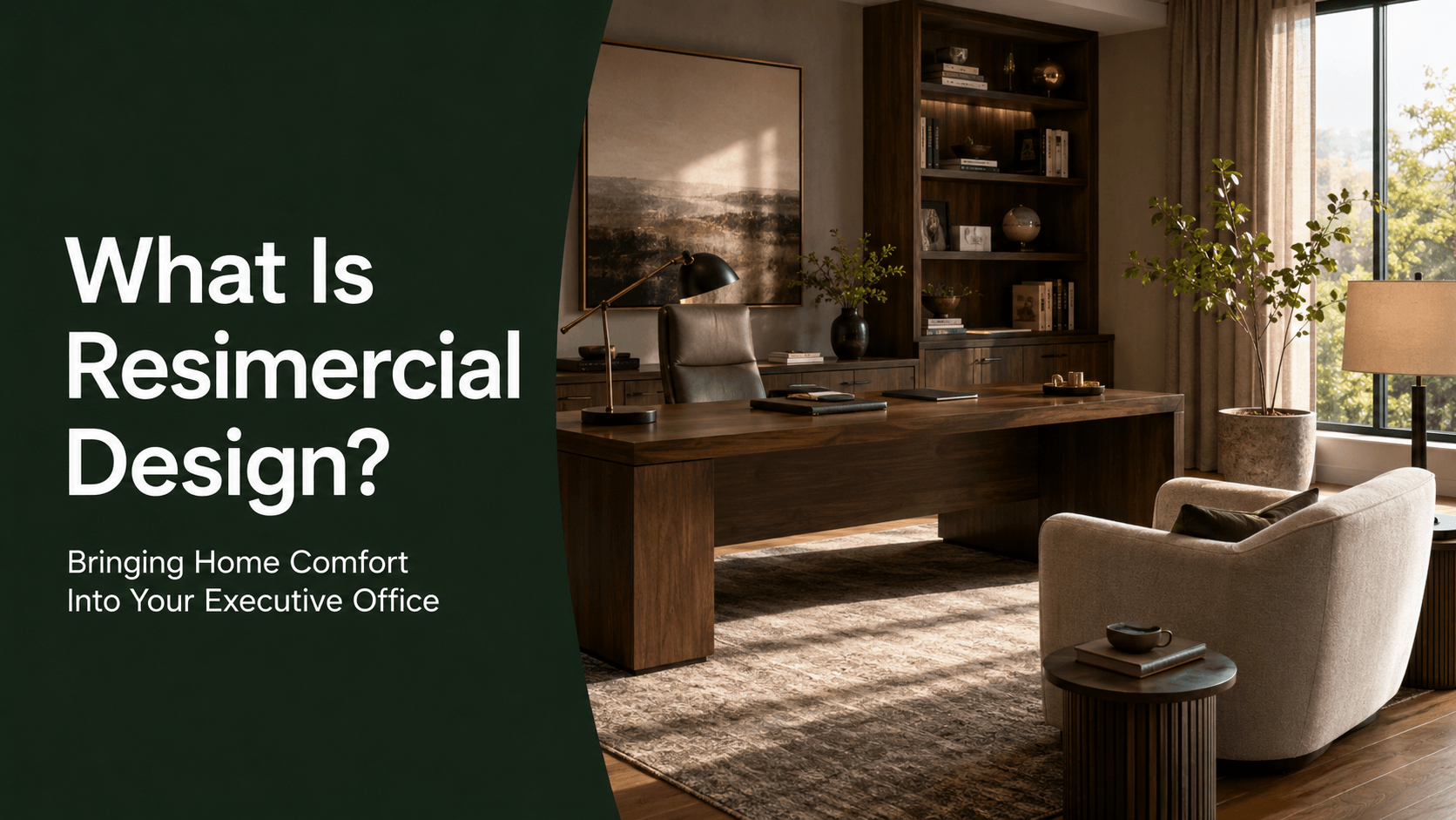 What Is Resimercial Design? Bringing Home Comfort Into Your Executive Office