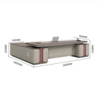 Natural L-Shaped Executive Desk with Side Cabinet - LBZ-411 - product image 8