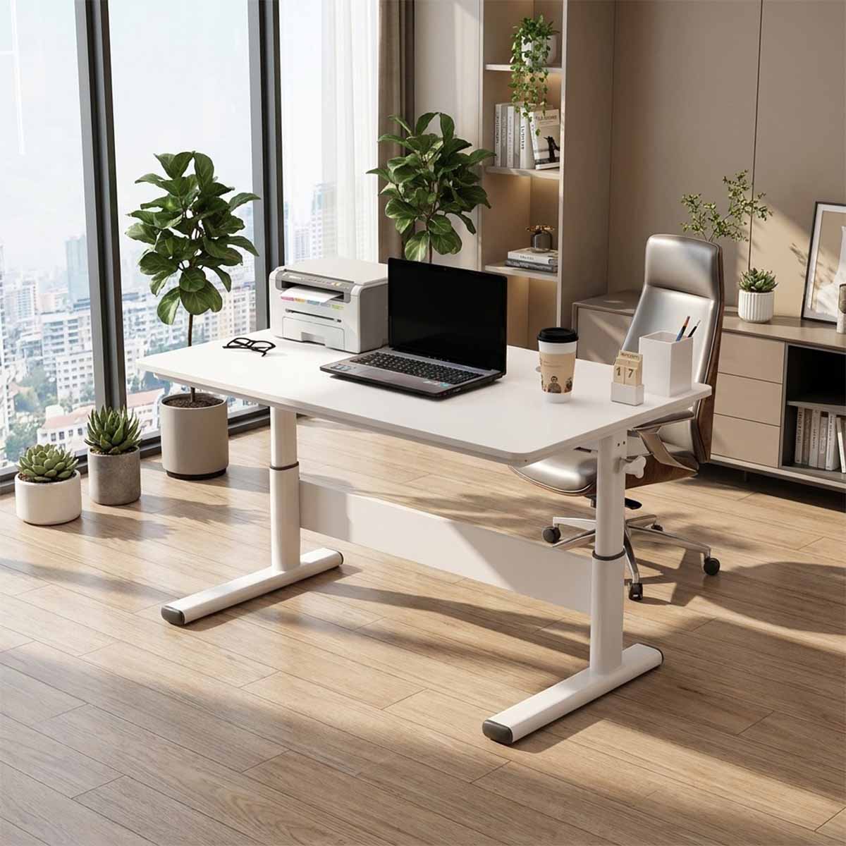 adjustable office desk ergonomic office desk kaguyasuBGZ k 161 main images Image principale du produit