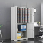 biometric storage unit tall and thin bookcase design kaguyasuCWG K063 main images 1