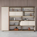 bookcase display cabinet with glass doors and lights kaguyasuMG LBG CH31 main images 1