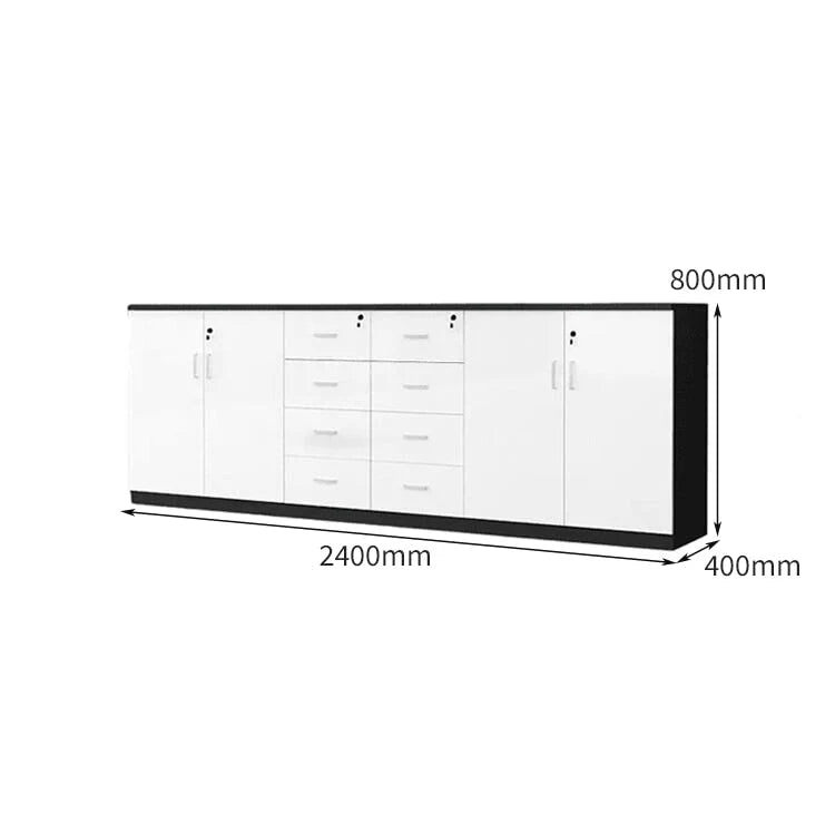 Chic Sideboard Cabinet | Lockable Bookcase | Kaguyasu Image secondaire du produit