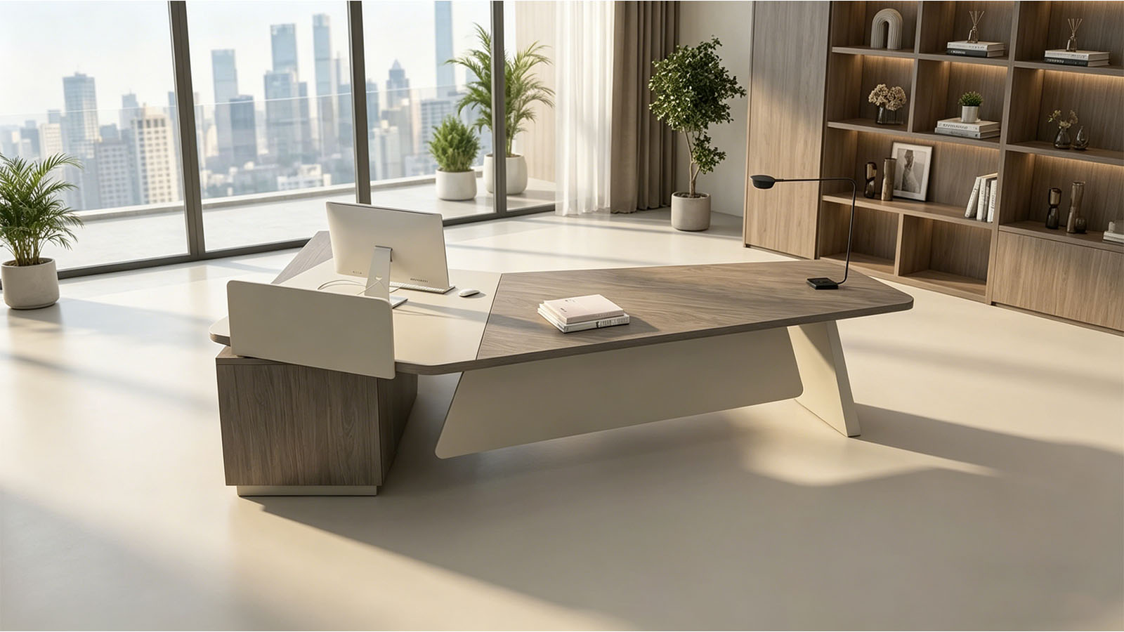 curved desk corner desk with storage kaguyasuLBZ 10152 detailed images 1