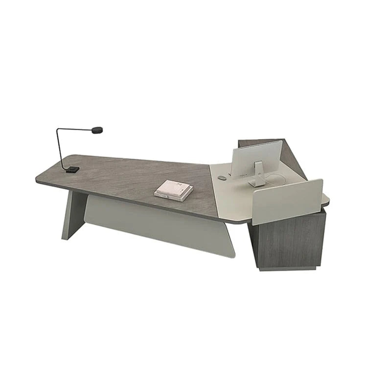 Curved Desk | Corner Desk with Storage | Kaguyasu Image secondaire du produit