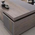 Black Walnut Desk - Large CEO Office Desk - product image 6