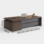 detailed image executive desk with drawers combination lock LBZ T109 2