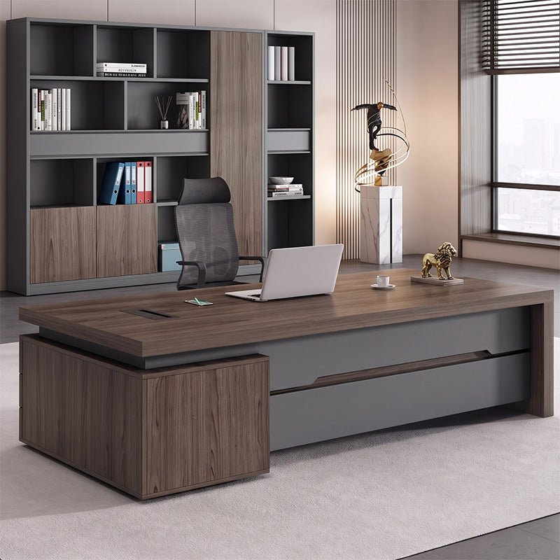 detailed image executive desk with drawers combination lock LBZ T109 7