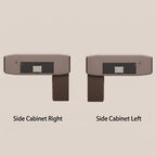 detailed image modern designer executive desk with side cabinet LBZ M098 1
