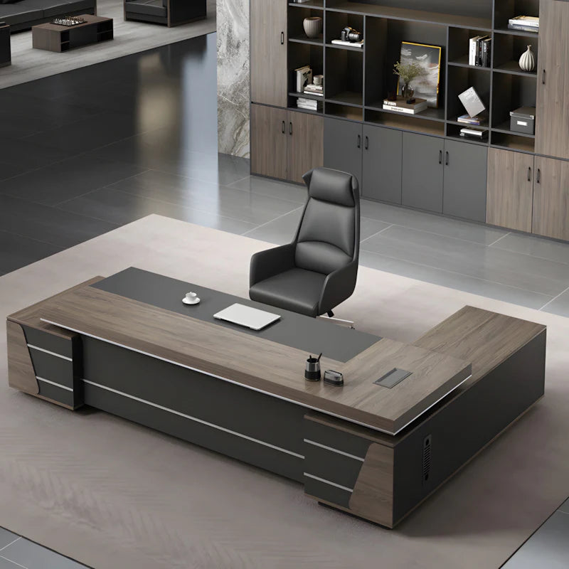 executive corner desk modern l shaped office desk kaguyasuLBZ 2070 detailed images 32 Main image