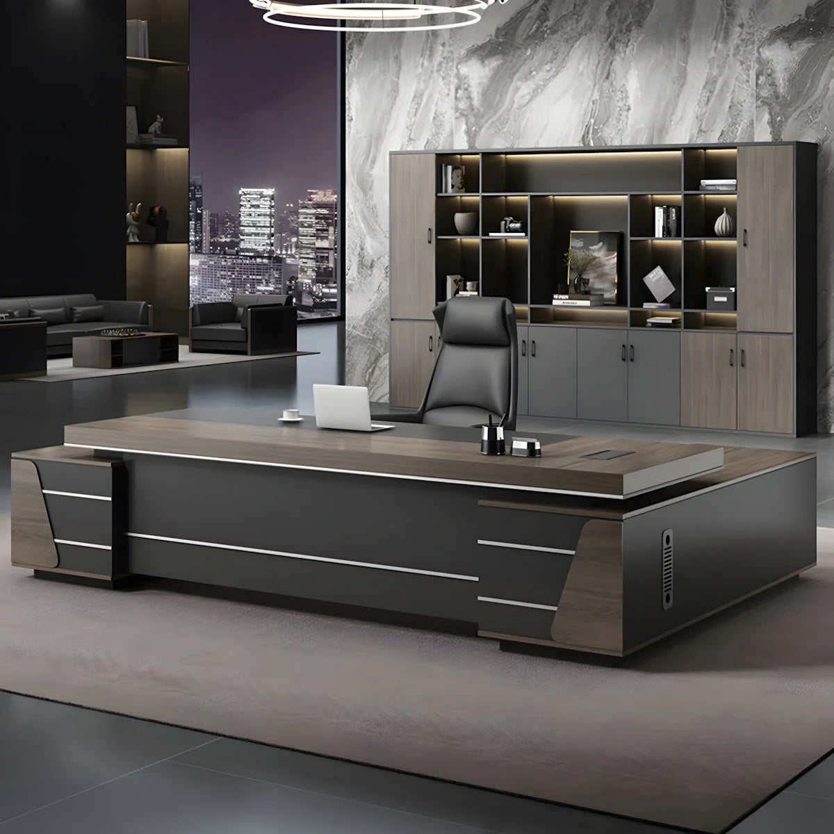 Executive Corner Desk | Modern L-Shaped Office Desk | Kaguyasu Secondary image