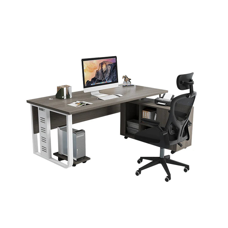 Executive Desk | Wooden Desk with Drawers | Kaguyasu Image secondaire du produit