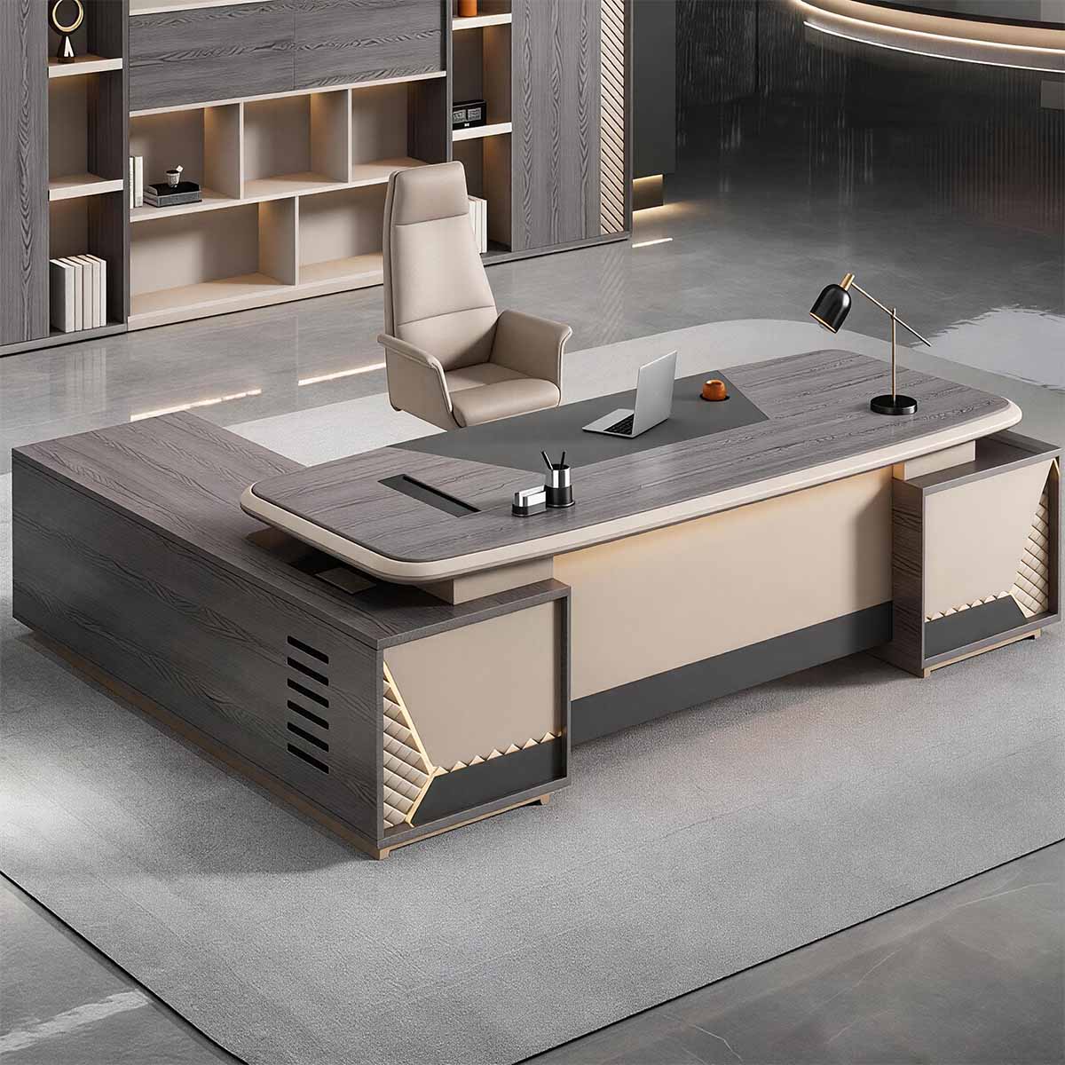 Modern Executive Desk - Large Office Desk Main image