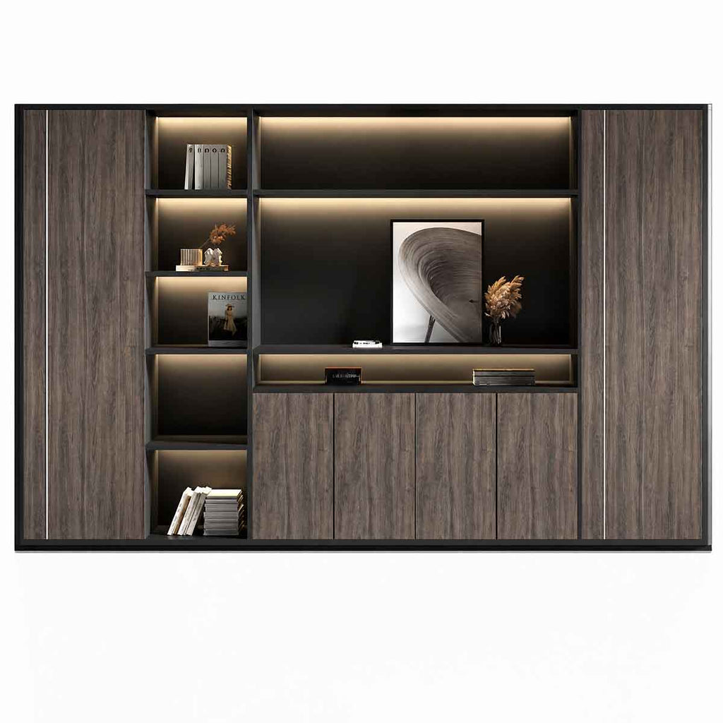 Walnut Desk - Executive Desk with Credenza - product image 10