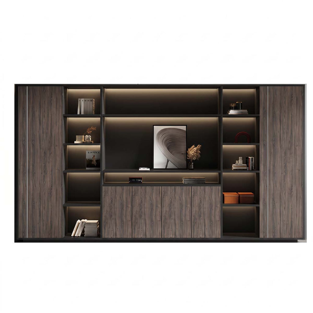 Walnut Desk - Executive Desk with Credenza - product image 11
