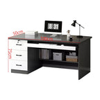 home office computer desk desk with 2 drawers kaguyasuBGZ 2022 detailed images 4
