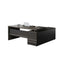 l shaped executive desk fluted wood office desk kaguyasuLBZ M080 main images 8