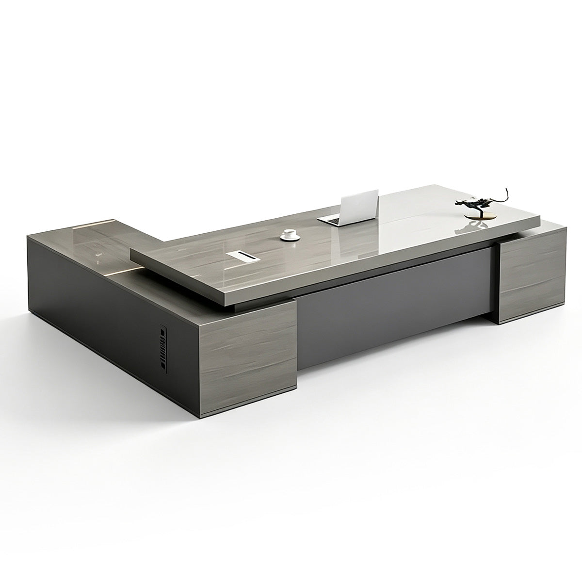 Bureau de direction en L | Bureau d'angle moderne Image secondaire du produit