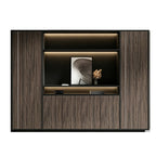 Walnut Desk - Executive Desk with Credenza - product image 8