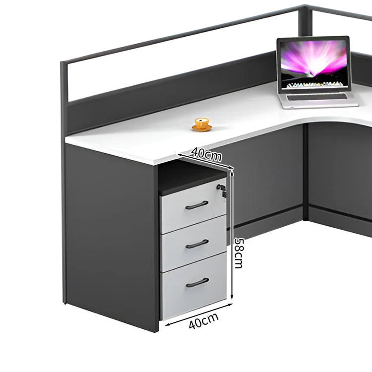 l shaped office desk work station kaguyasuBGZ k 209 main images 10