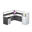 Bureau d'angle en L | Station de travail