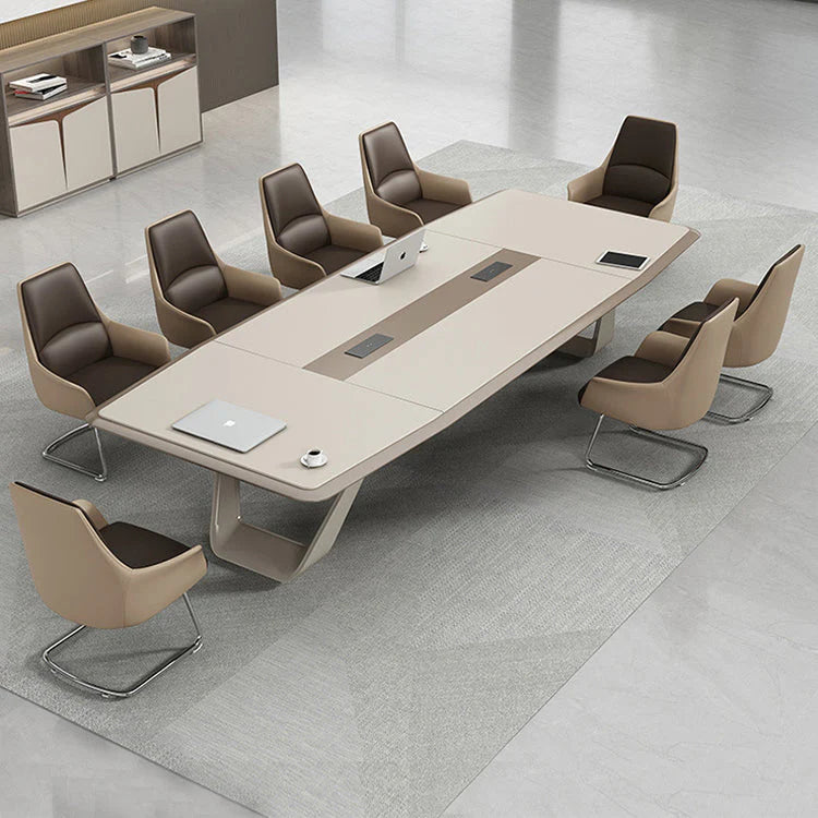 lacquer meeting table luxury office desk kaguyasuHYZ 780 main images 3 Image principale du produit