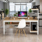 large computer desk desk with back panel kaguyasuBGZ 169 main images 4