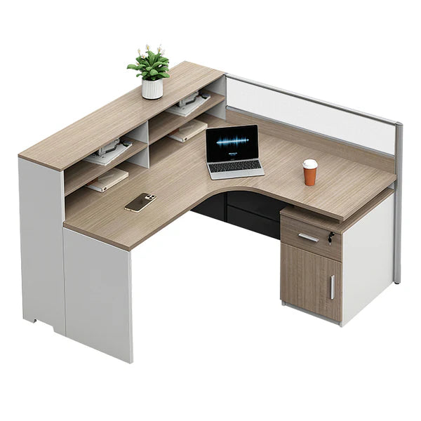 Large Corner Desk | Wood Corner Desk | Kaguyasu Image secondaire du produit
