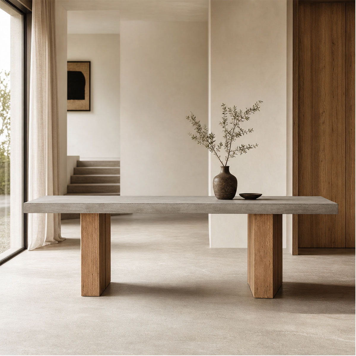 long office table minimalist scandinavian desk kaguyasuHYZ M004 main images 2 Main image