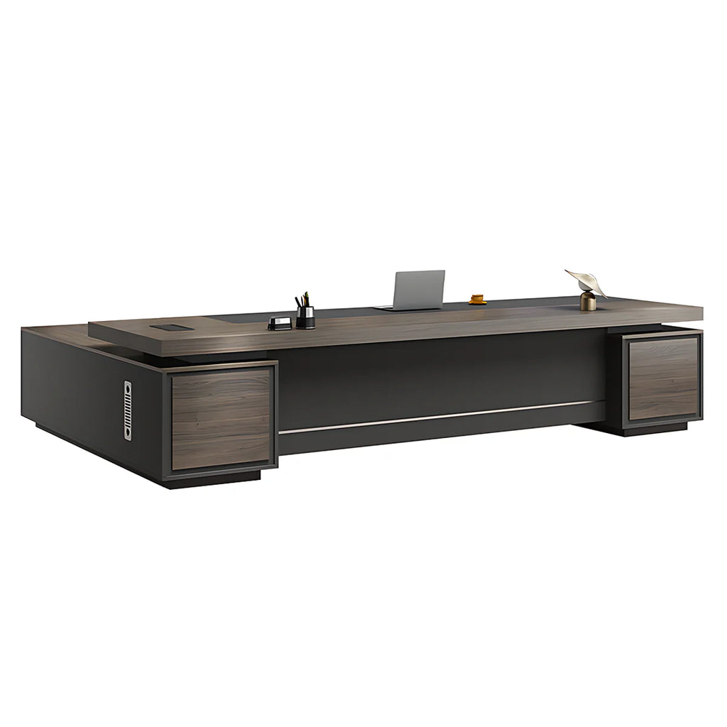 luxury desk l shaped executive desk with storage drawers kaguyasuLBZ 2147 main images 26