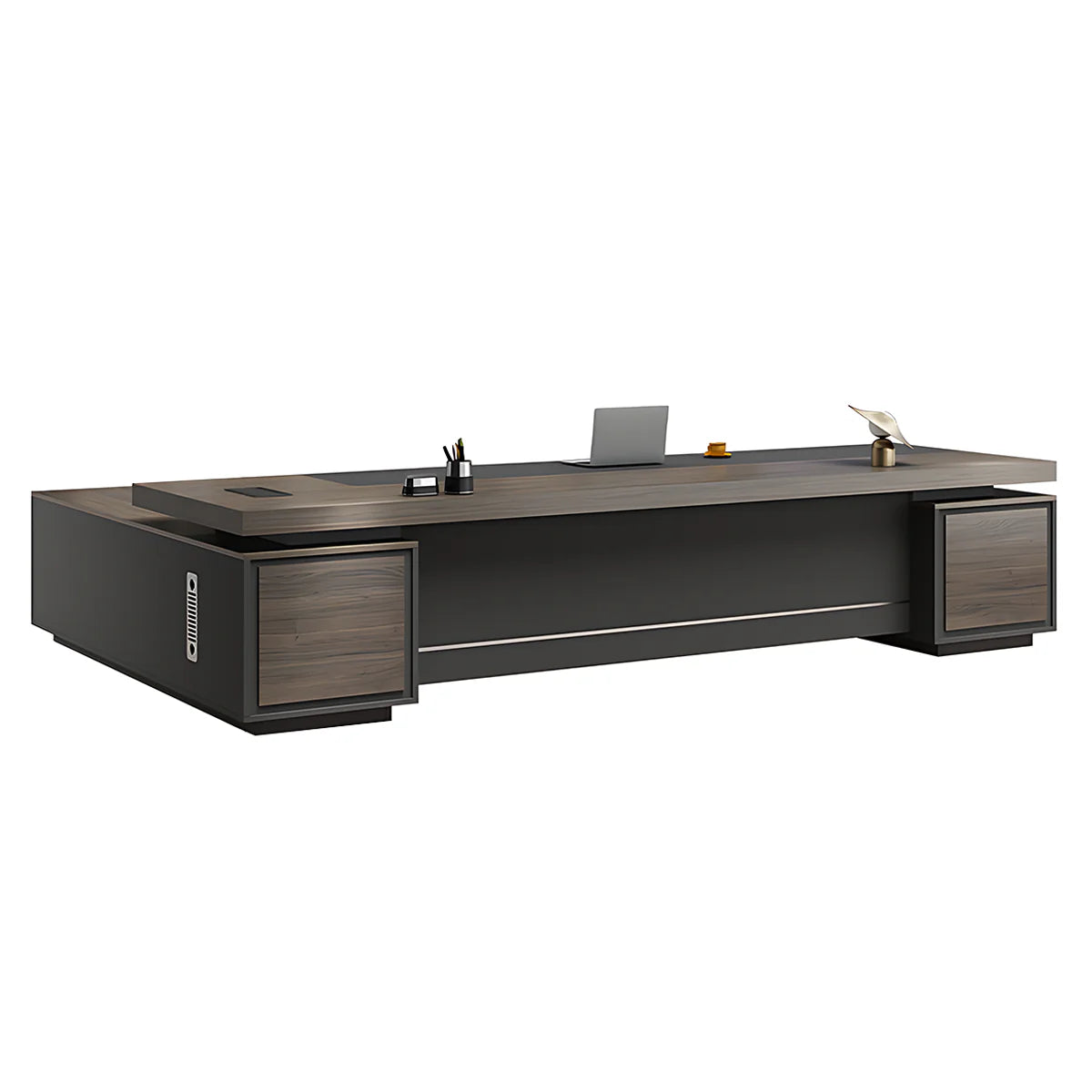 luxury desk l shaped executive desk with storage drawers kaguyasuLBZ 2147 main images 26 Image principale du produit
