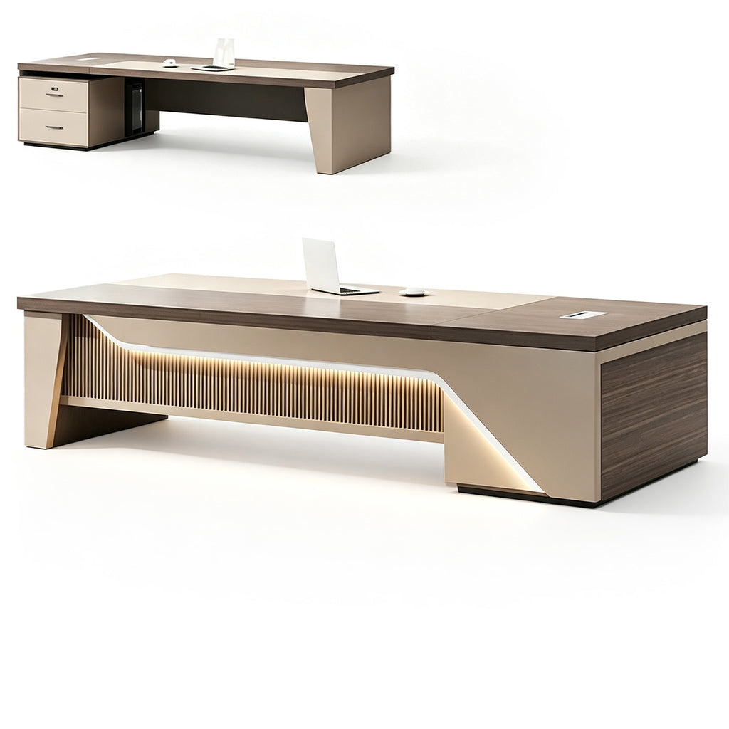 luxury executive office desk desk with filing cabinet kaguyasuLBZ 2109 main images 24