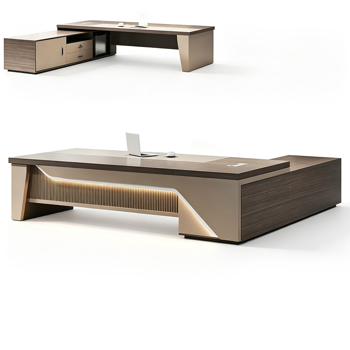 luxury executive office desk desk with filing cabinet kaguyasuLBZ 2109 main images 34