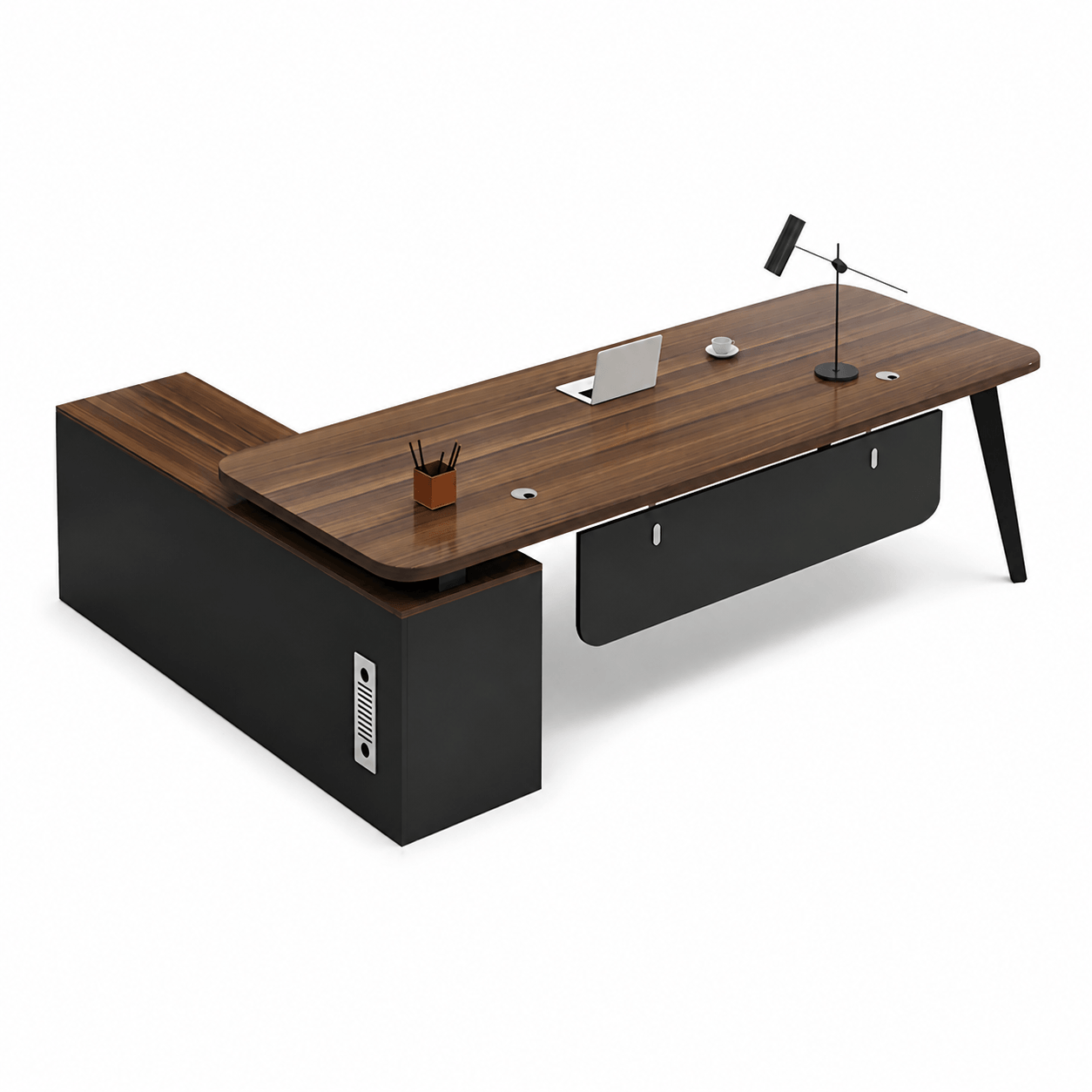 Bureau de direction de luxe | Bureau d'angle Image secondaire du produit
