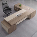 main image large executive desk with double sided storage cabinets LBZ C142 3 3b714142 46c1 4393 8d5d 16ad40a86f1b