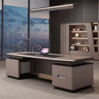 main image modern designer executive desk with side cabinet LBZ M098 1
