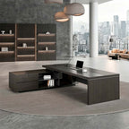 main image modern l shaped executive desk with power outlet side cabinet LBZ 605 1