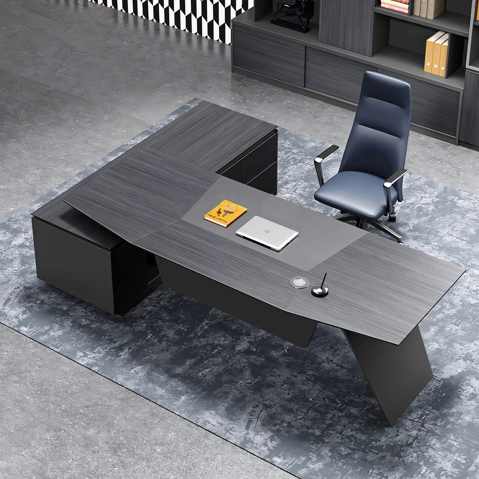 manager desk l shaped executive desk kaguyasuLBZ 10111 4 Main image