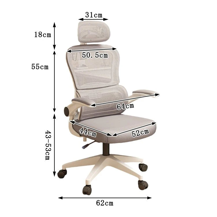 mesh executive chair ergonomic office chair with headrest kaguyasuBGY S005 detailed images 5