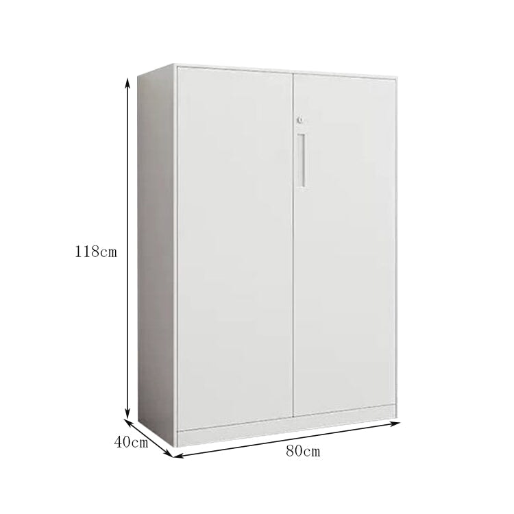 minimalist bookshelf unit white steel cupboard display kaguyasuCWG C080 main image 12