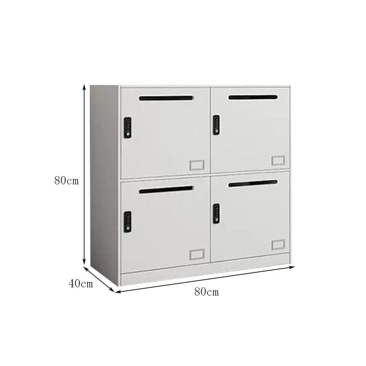 minimalist bookshelf unit white steel cupboard display kaguyasuCWG C080 main image 22