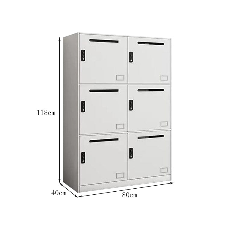 minimalist bookshelf unit white steel cupboard display kaguyasuCWG C080 main image 23