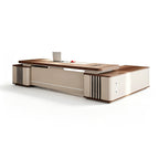 minimalist corner desk executive desk with lock kaguyasuLBZ 7214 main images 10