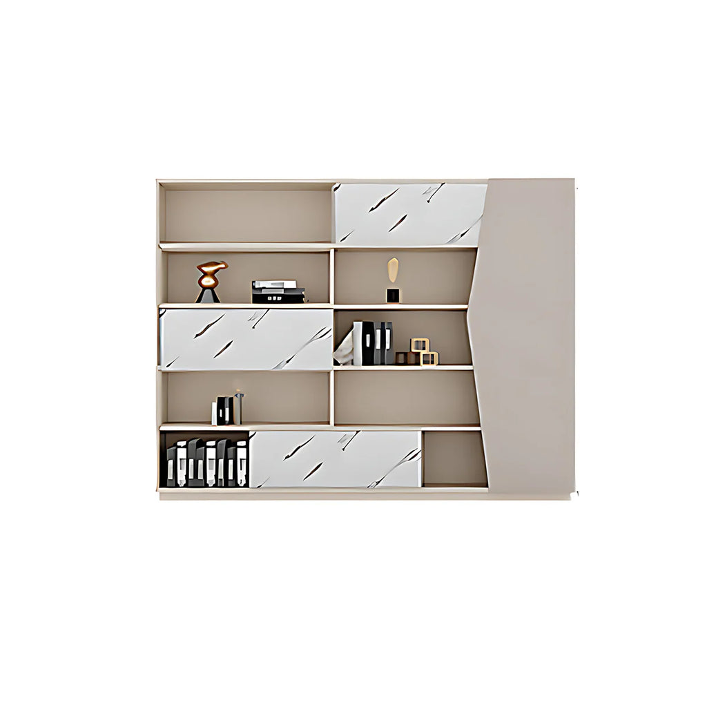 minimalist corner desk executive desk with lock kaguyasuLBZ 7214 main images 11
