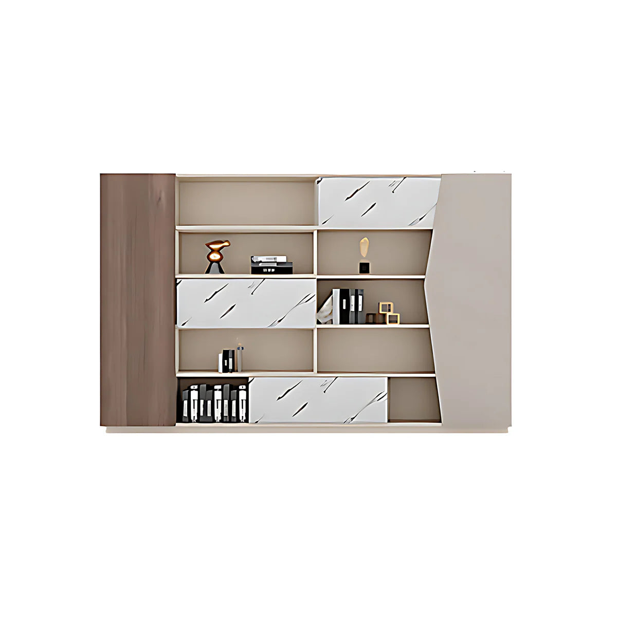 minimalist corner desk executive desk with lock kaguyasuLBZ 7214 main images 12
