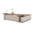 Bureau d'angle minimaliste | Bureau de direction avec serrure