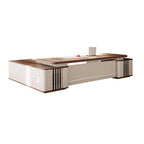 minimalist corner desk executive desk with lock kaguyasuLBZ 7214 main images 9