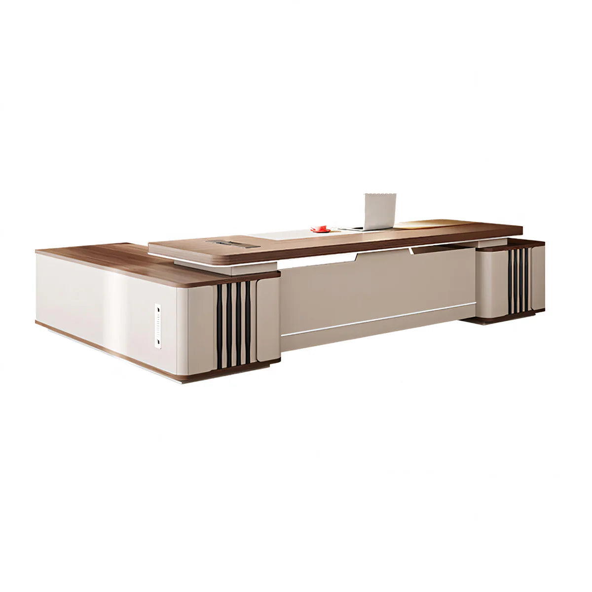 minimalist corner desk executive desk with lock kaguyasuLBZ 7214 main images 9