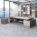 modern boss desk two tone l shaped executive desk kaguyasuLBZ 2191 main images 15