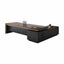 modern executive desk walnut desk with storage drawers kaguyasuLBZ 754 main images 24