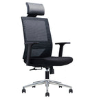 modern office chair ergonomic black office chair with mesh back kaguyasuBGY 39 main images 1
